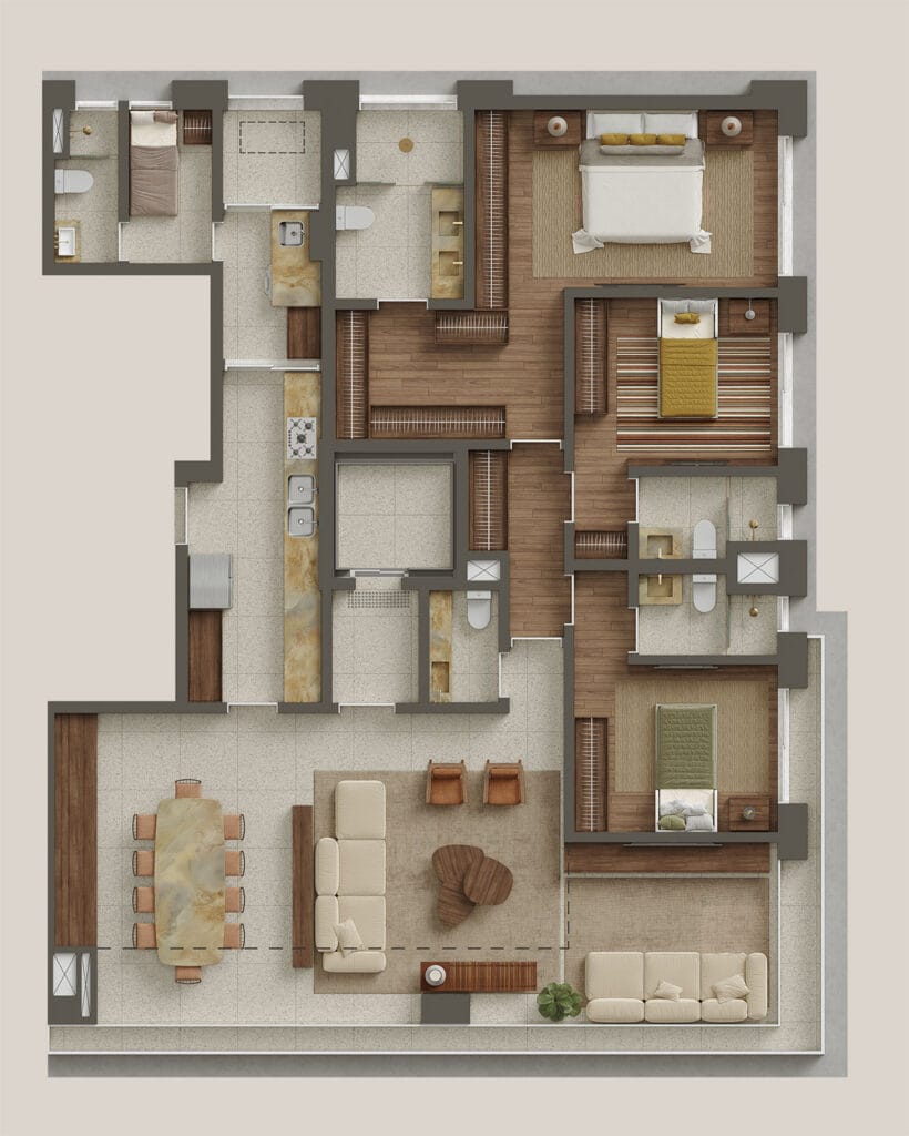 Living Integrado Com Varanda Gourmet No Apartamento De 192 M² Do Primo Pinheiros.