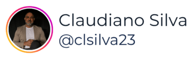 Claudiano Silva - Conta Instagram