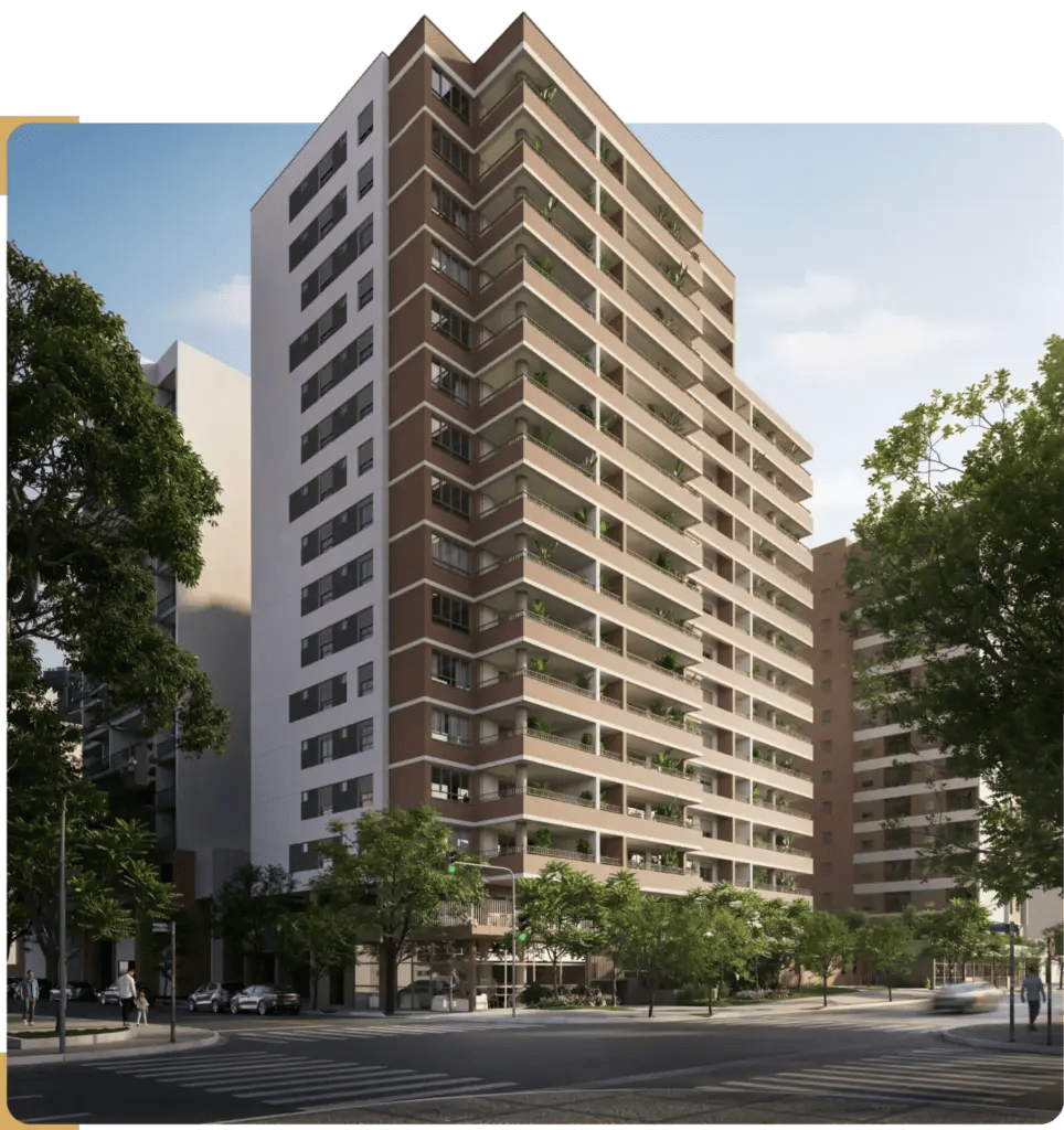 Fachada Sofisticada Do Empreendimento Eucalys Moema By Tarjab Na Av. Dos Carinás 333, Em Moema
